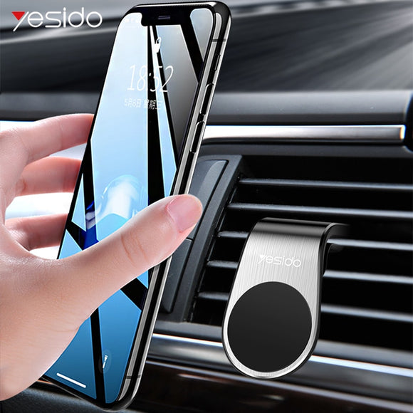 Yesido C64 Magnetic Car Phone Holder Stand Strong Magnet Air Vent Mount Holder For iPhone Samsung Car Smartphone Holder Support