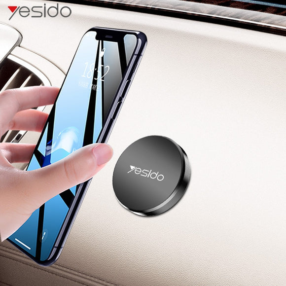 Yesido C38 Round Plate Magnetic Car Phone Holder Stand For iPhone Samsung Xiaomi Magnet Holder For Phone in Car Mount Holder