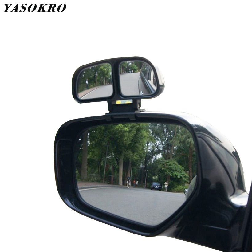 Original YASOKRO blind spot Square mirror auto Wide Angle Side Rear view Mirror Car Double convex mirror universal for parking