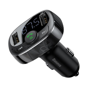 Baseus USB Car Charger Kit Handsfree FM Transmitter Aux Modulator Audio MP3 Player Bluetooth 4.2