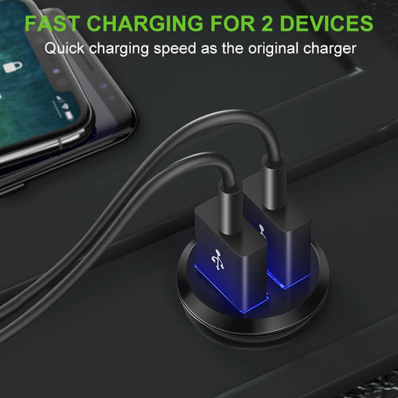 Coolreall Mini USB Car Charger Adapter 3.1A With